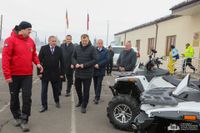 В ходе сценарных тренировок спасательные отряды оперативно отреагировали на каждое происшествие: Арам Казарян и Вячеслав Бутко наблюдали за показательным учением