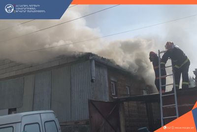 Հրդեհ Երևան քաղաքի Կատովսկու փողոցում․ տուժածներ չկան (թարմացված)