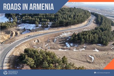Roads are mainly passable in the Republic of Armenia