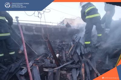 Пожар в квартале Силикян