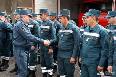 Конкурентоспособность спасательных подразделений основана на периодическом анализе накопленного опыта и применении инновационных методов: директор СС совершил рабочий визит в Вайоцдзорский регион