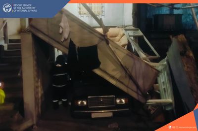 Collapse on Charents Street of Yerevan city: there were no casualties