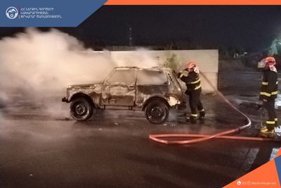 Հրդեհ ավտոմեքենայում․ կա տուժած