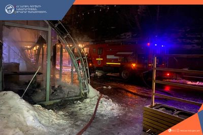 Հրդեհ ռեստորանային համալիրի տաղավարներից մեկում․ հաջողվել է կանխել հրդեհի տարածումը