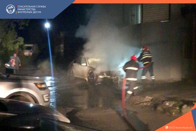 Пожар в автомобиле