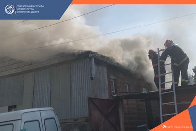 Пожар на улице Котовского города Ереван: пострадавших нет