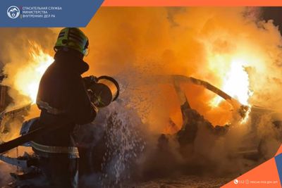 Пожар в автомобиле