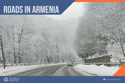 Roads are mainly passable in the Republic of Armenia