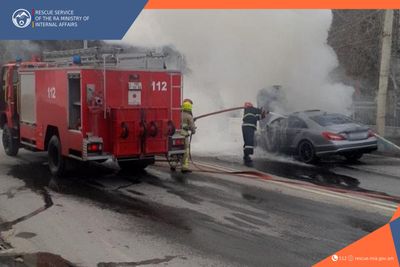 Fire in a car: there were no casualties 