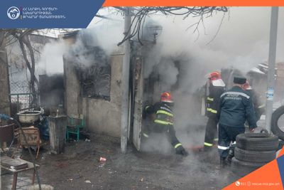 Հրդեհ Երևան քաղաքի Տիչինայի փողոցում