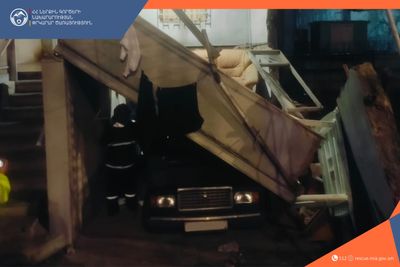 Փլուզում Երևան քաղաքի Չարենցի փողոցում. տուժածներ չկան