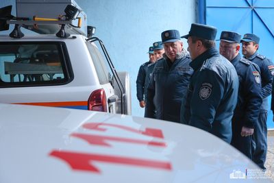 ՓԾ տնօրենը Հատուկ նշանակության փրկարարական աշխատանքների իրականացման կենտրոնում ծանոթացել է նյութատեխնիկական հագեցվածությանը և ծառայողների մասնագիտական կարողություններին