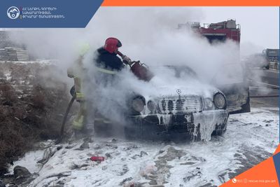 Այրվել են ավտոմեքենայի բեռնախցիկը և սրահը 