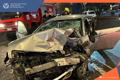 На улице Ханджяна столкнулись автомобили: есть пострадавшие