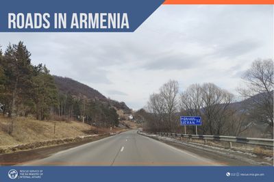 Roads are mainly passable in the Republic of Armenia