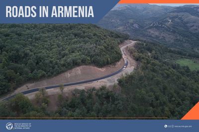 Roads are mainly passable in the Republic of Armenia