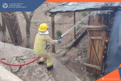 Հրդեհ Ակունք գյուղում․ տուժածներ չկան