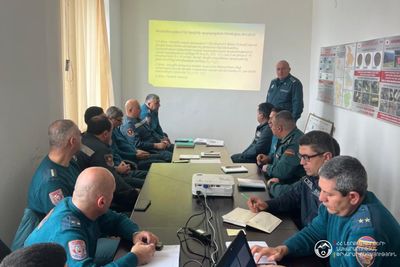 Հրշեջ-փրկարարական ծառայության արդյունավետության բարձրացմանն ու անձնակազմի հմտությունների զարգացմանն ուղղված դասընթաց Արմավիրի մարզում 