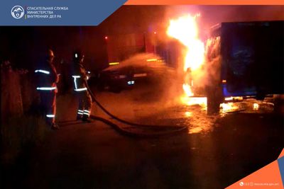 Сгорел автомобиль: пострадавших нет