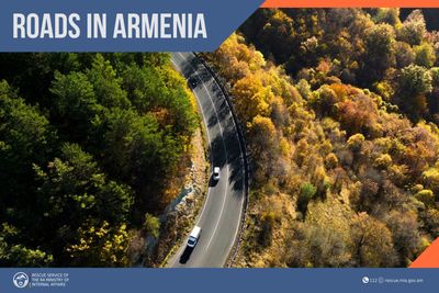 Roads are mainly passable in the Republic of Armenia
