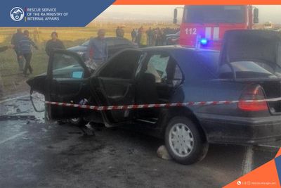Cars collided near Artashavan settlement