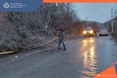 Landslide in Kapan town: there were no casualties