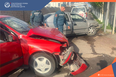 Столкнулись автомобили: есть один пострадавший