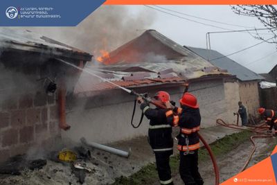 Հրդեհի ահազանգ Չկալով գյուղում 