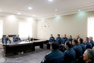 Աշխատանքային քննարկում Երևան քաղաքի փրկարարական վարչությունում. Կամո Ցուցուլյանը ներկայացրել է Երևան քաղաքի փրկարարական վարչության նորանշանակ պետին