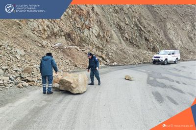 ՀՀ ավտոճանապարհներին գրանցվել են քարաթափումներ․ փրկարարները հեռացրել են թափված քարերը