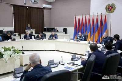 Քննարկվել են հրդեհների կանխարգելմանն ուղղված հարցեր. ՆԳՆ փրկարար ծառայությունում տեղի է ունեցել միջգերատեսչական աշխատանքային խմբի նիստ 