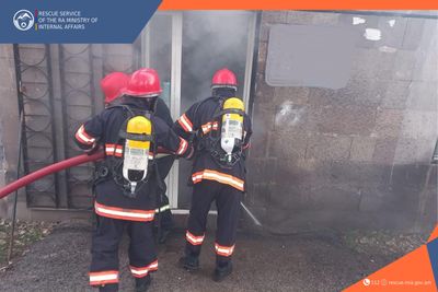 Emergency call on fire in Sisian town: the spread of the fire was prevented