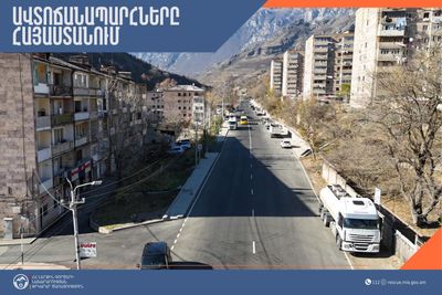 ՀՀ տարածքում ավտոճանապարհները հիմնականում անցանելի են