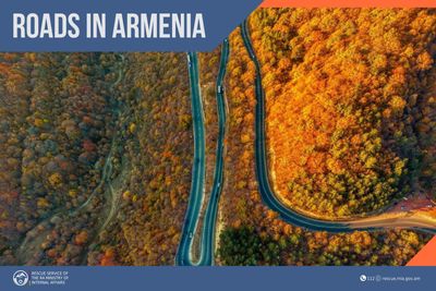 Roads are mainly passable in the Republic of Armenia