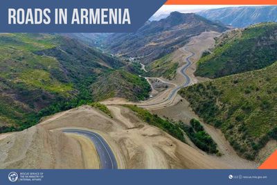Roads are mainly passable in the Republic of Armenia