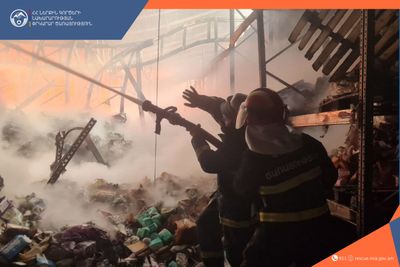 Հրդեհ Երևանի Շերամի փողոցում․ հայտարարվել է հրդեհի բարդության «Թիվ 3» կանչ