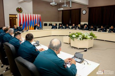 Աշխատանքային խորհրդակցություն ՆԳՆ փրկարար ծառայությունում․ քննարկվել են ընթացիկ աշխատանքների արդյունքները և նախանշվել առաջնահերթությունները