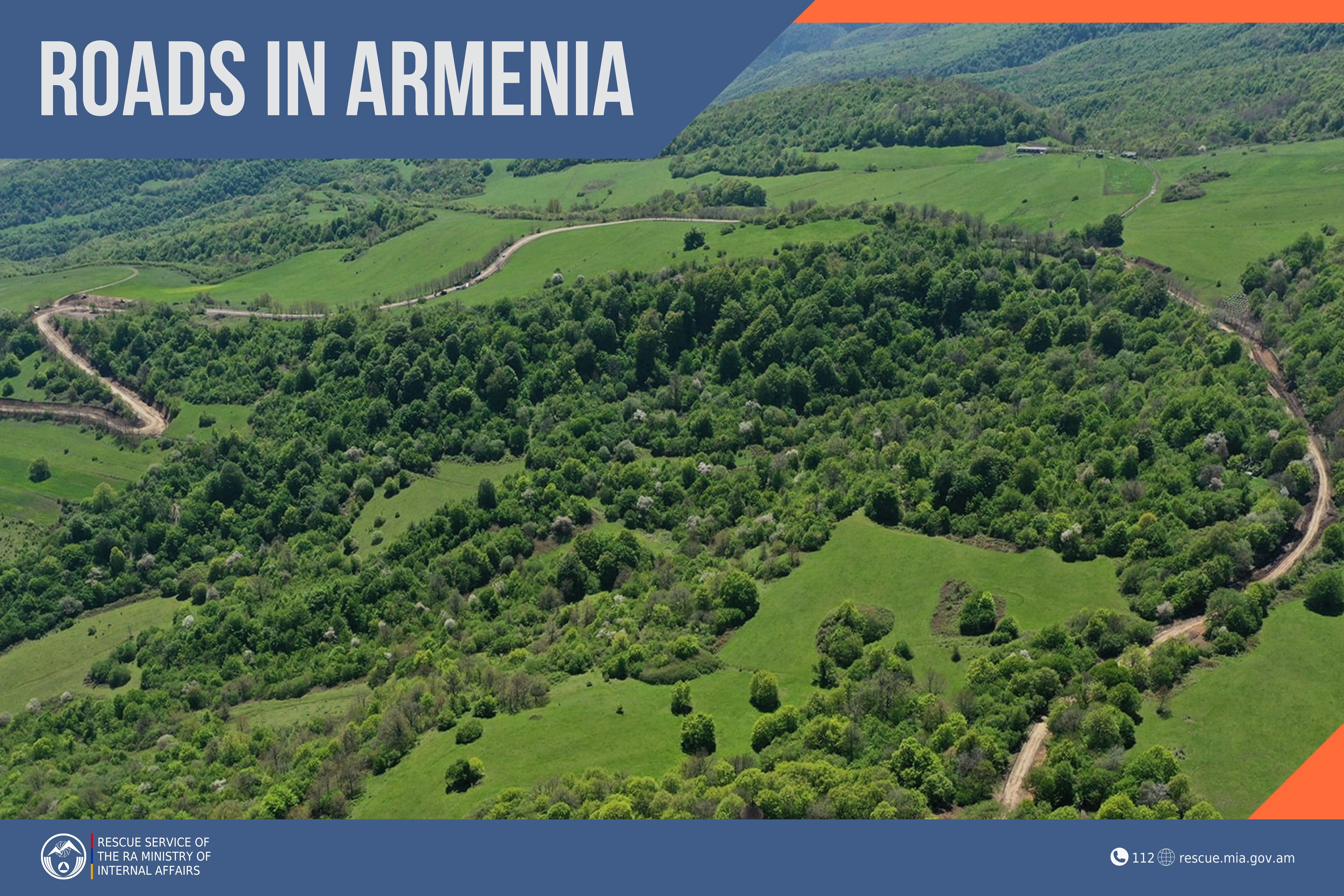 Roads are passable in the Republic of Armenia